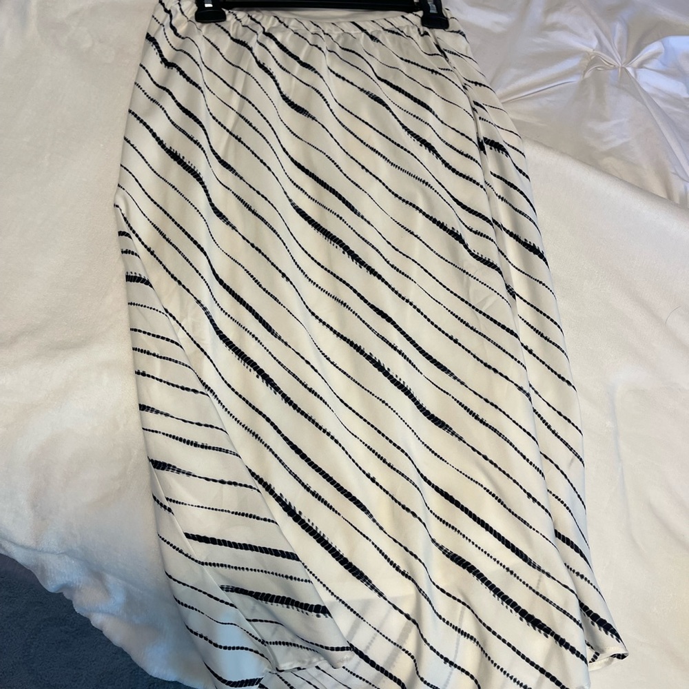 White slip skirt